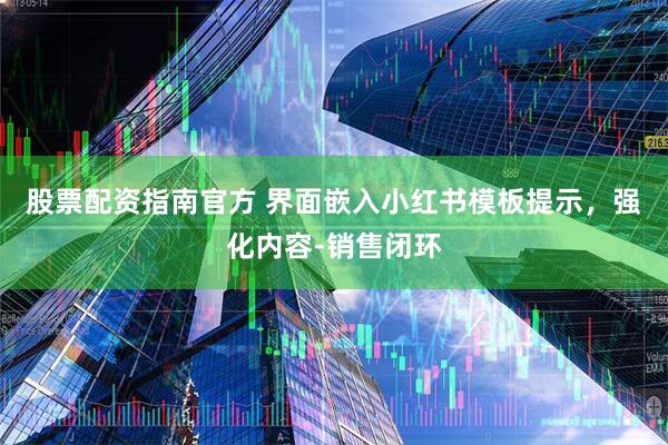 股票配资指南官方 界面嵌入小红书模板提示，强化内容-销售闭环